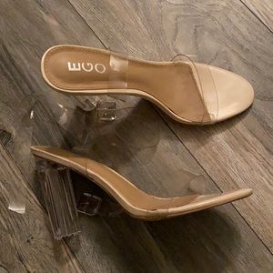 Ego Official Clear PVC Sandal Heels